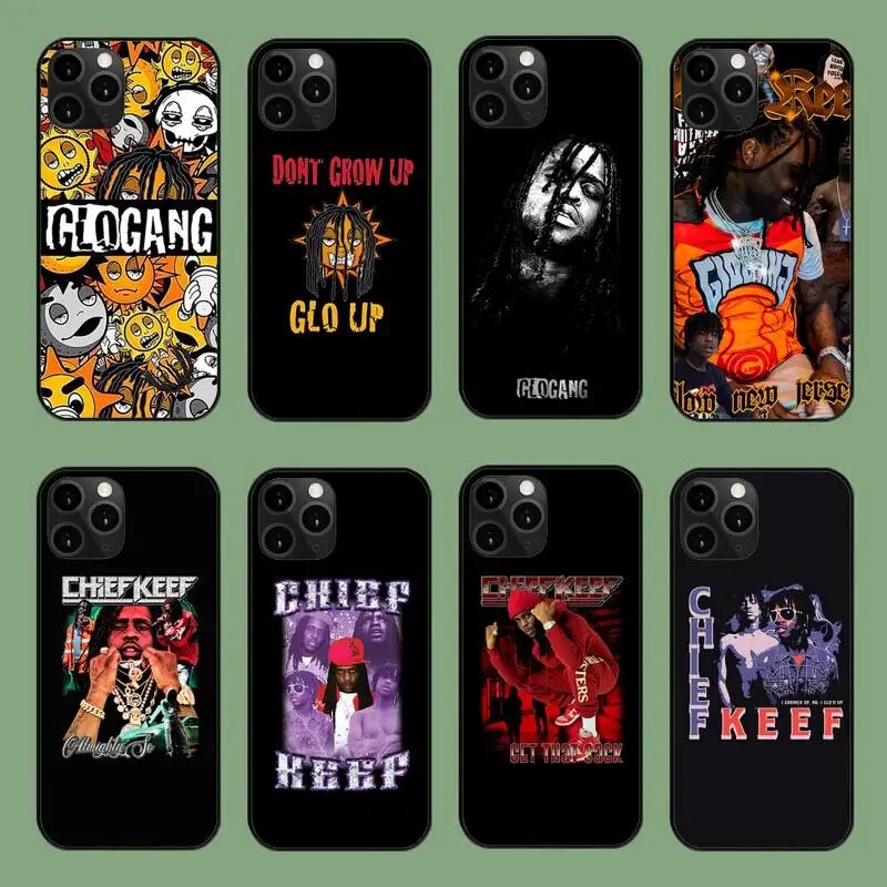 Luxury Rapper Chief Keef Phone Case For iPhone 11 12 13 14 Mini 6 7 8 plus X XS XR PRO MAX Shell