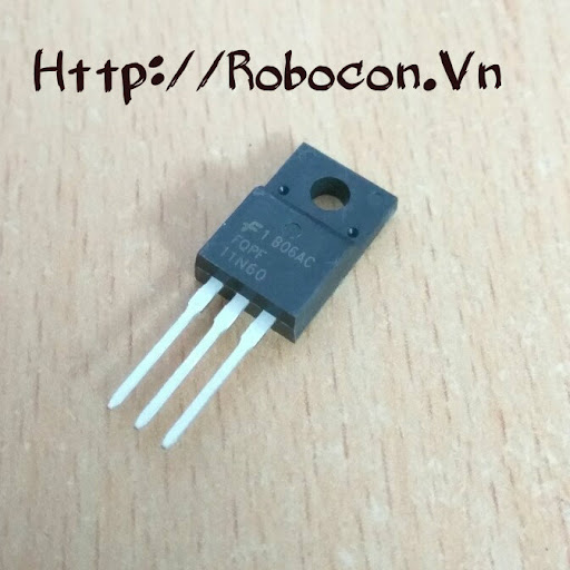 2Pcs- FQPF11N60C FQPF11N60 11N60 1160 600V 11A MOSFET IC TO-220 Package FQPF 11N60 MOS Field Effect Transistor Electrical Circuitry & Parts. 