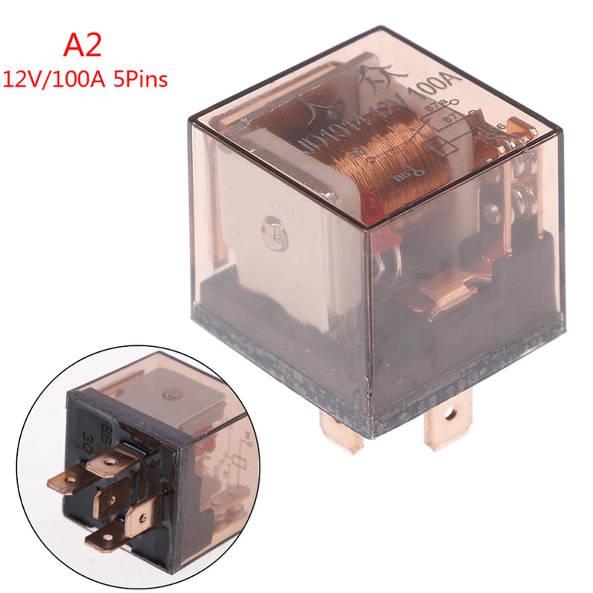Waterproof automotive relay 12/24V 100A 4/5Pin SPDT car control device relays Encounter