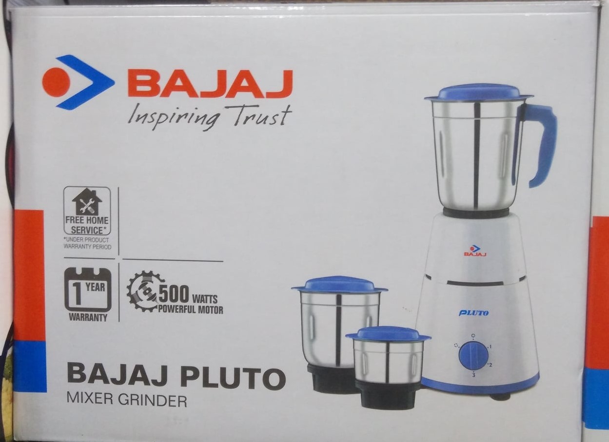 bajaj pluto mixer grinder