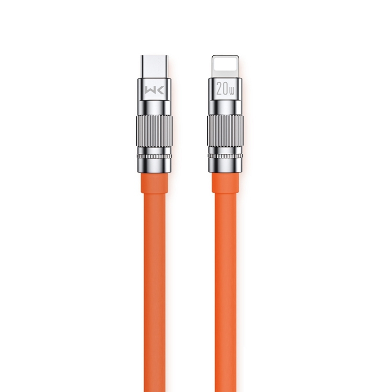 WK WDC-187 Qjie Series 20W USB-C/Type-C to 8 Pin Fast Charge Data Cable, Length: 1m. 