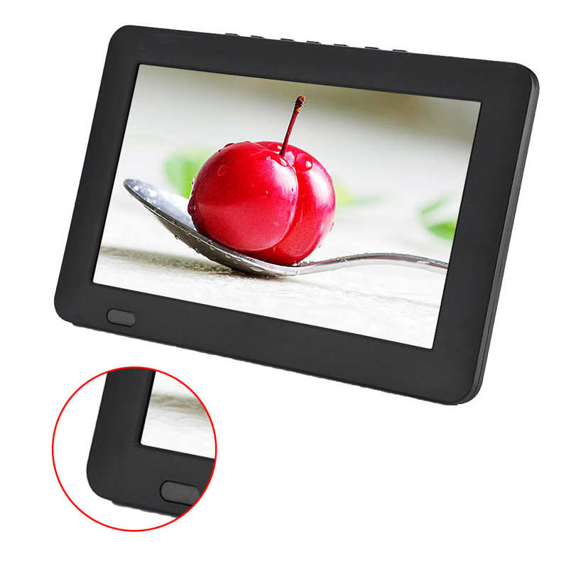 Digital TV 9inch DVB‑T‑T2 Analog Television 800x480 Resolution Portable EU Plug 110‑240V. 