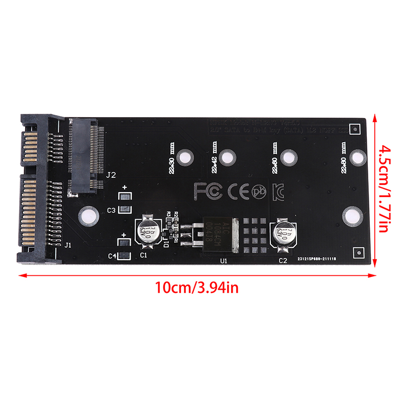 B+M key M.2 ngff ssd to m.2 sata 3 raiser m.2 to sata adapter expansion card Fengshi. 