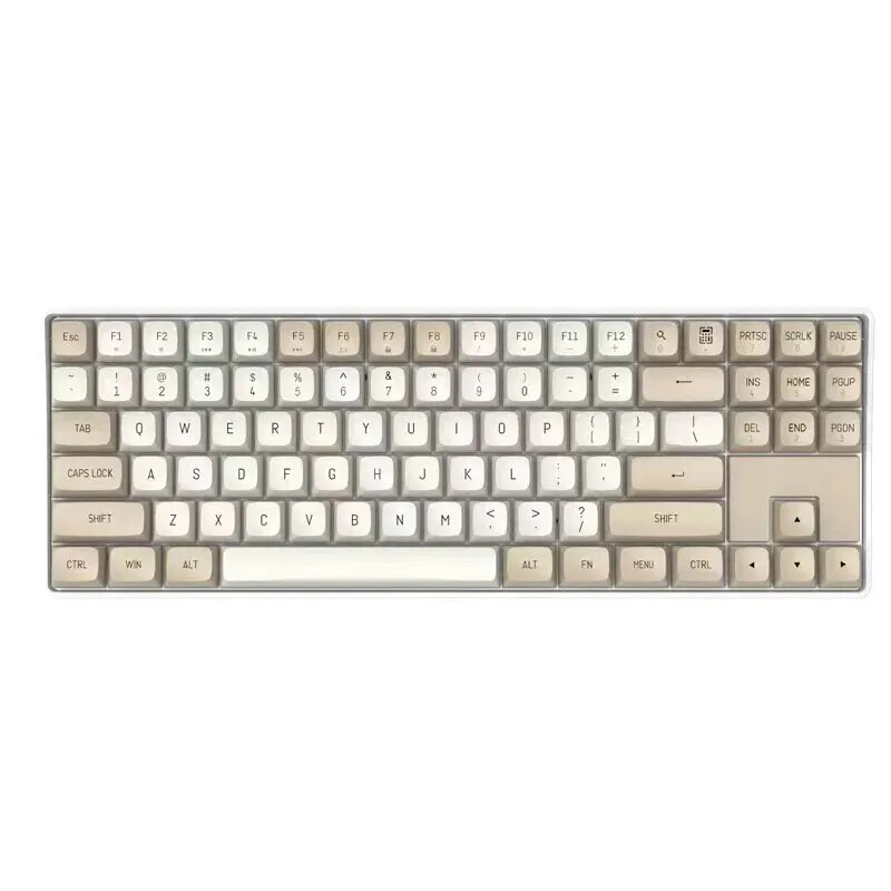 Aigo A87 Gaming Mechanical Keyboard 2.4G Wireless USB Type-c Wired Blue Switch 89 Key Hot Swap Rechargeable Gamer Keyboard. 