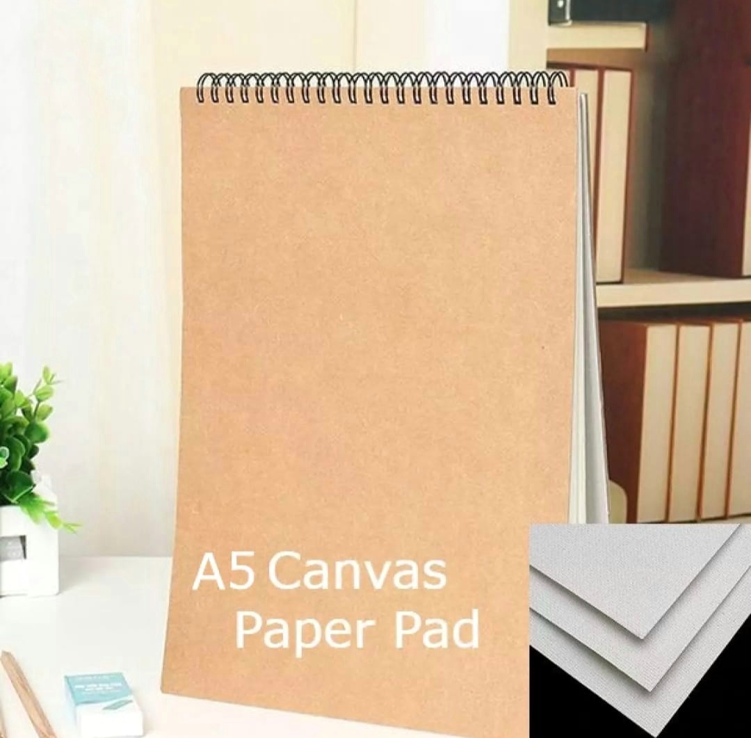 Canvas Paper Pad A5 Size (24 Page). 