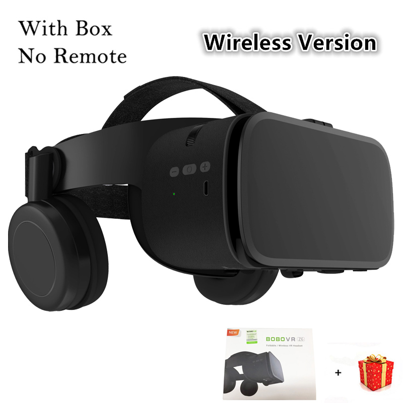 Bobo Bobovr Z6 Casque Helmet 3D VR Glasses Virtual Reality Bluetooth Headset For Smartphone Smart Phone Goggles Viar Binoculars. 