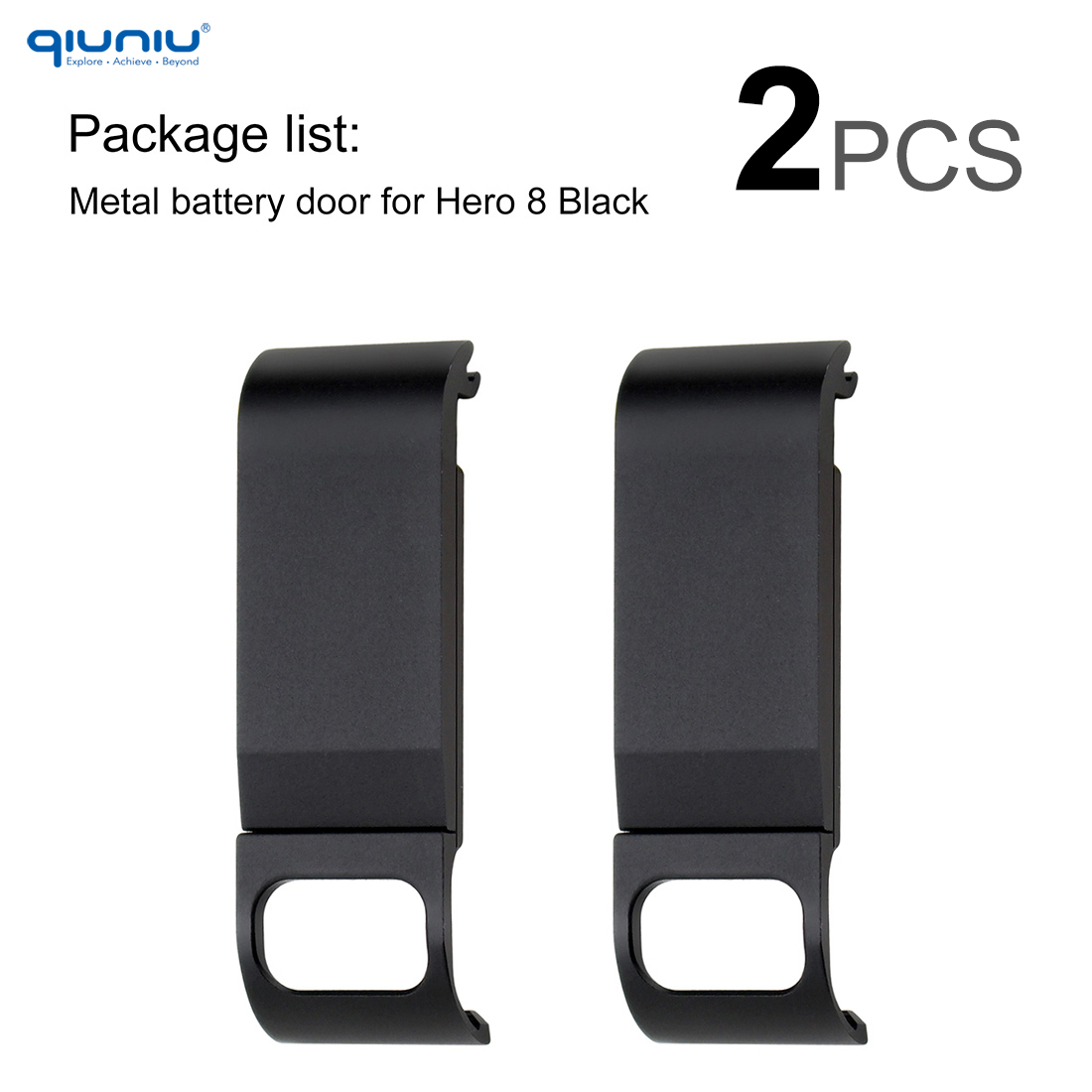 Battery Side Cover for GoPro Hero 8 Black Removable Aluminum Replacement Type-C Charging Battery Door for Go Pro 8 Accessories. 