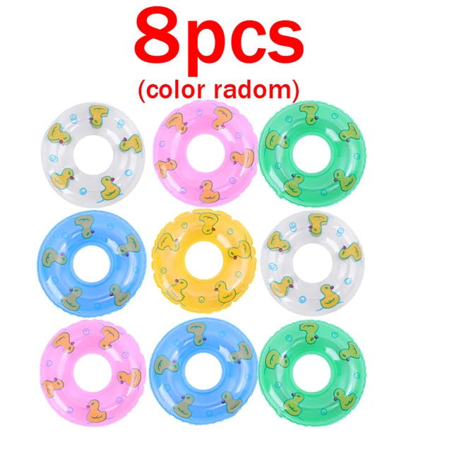 【Yurui】New Kid' Mini wim Ring Bath wimming Pool Float Circle Ring Toy Toy Baby Funny Doll Floating Rubber Game. 