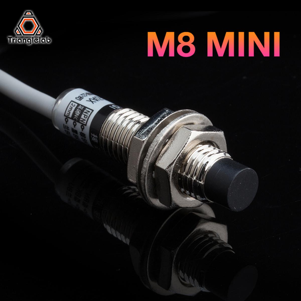 Trianglelab M8 mini inductive proximity sensor DC5V 3-wire 2mm for 3D printer Z probe auto bed leveling CR10 ENDER3 prusa mini