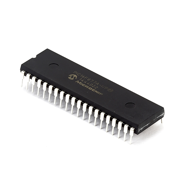 PIC16F877A PIC16F877 PIC-16F877 PIC 16F877 Microcontrollers IC 8-Bit 20MHz 256B EEPROM Microchip MCU DIP-40 40 Pin Dual In Line Package Chip Electrical Circuitry & Parts. 