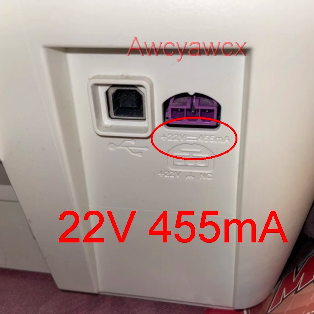 Original 100V-240V 22V 455mA Ac Power Adapter Oplader 0957-2403 0957-2385 Voor Hp Deskjet 1010 1510 2548 2648 Printer Voeding. 
