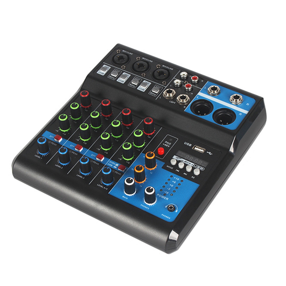 A5 Live Sound Card Mixing Console Mixer for Live Streaming (EU)