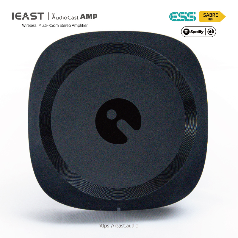 Ieast Audiocast amp80 wireless WiFi Bluetooth 5 amplifier audio receiver lossless multi room airplay, DLNA, UPnP tidal