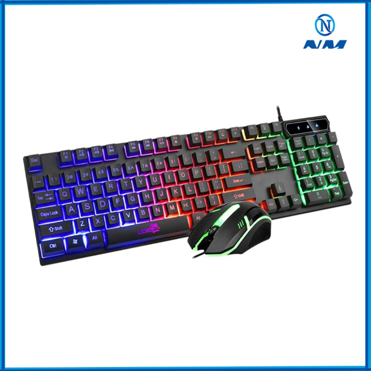 Banda LDKAI 832 USB Gaming Keyboard LED And Mouse - Black
