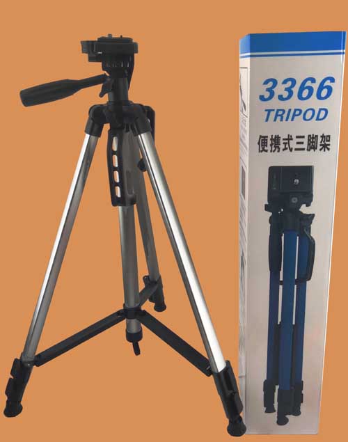 Aluminum Tripod Stand 3366 For Mobile and DSLR Camera