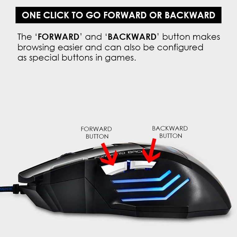 Rgb Gaming Mouse With 7 Buttons Dpi Switchable Rgb Mouse Model X1 - Customize Your Gaming Experience With Rgb Mouse. 