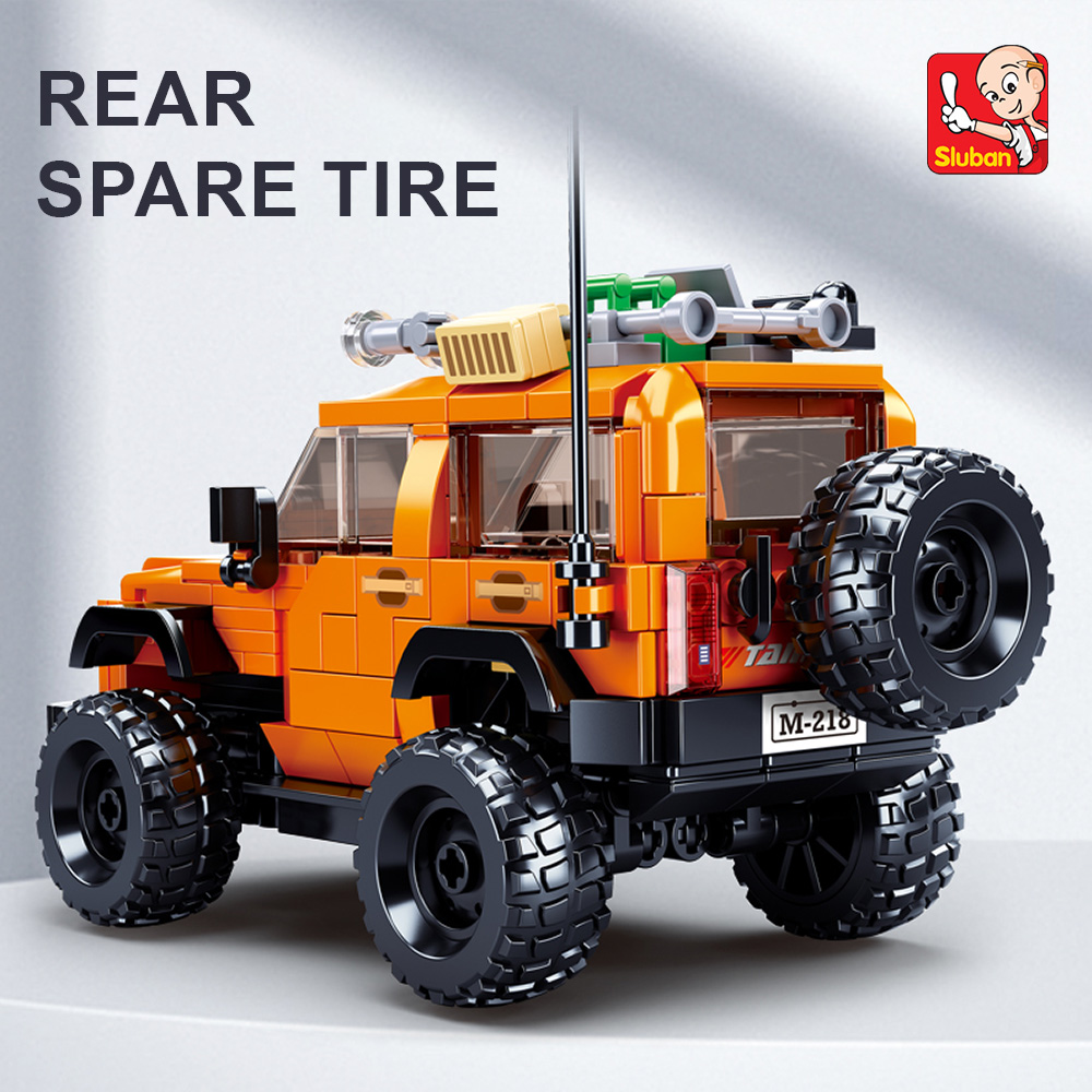 302pcs Sluban SUV Car Model Building Block Toys, Sport Utility Vehicle Model Creative DIY Toy Assembled Building Blocks Kit KankongAgu. 