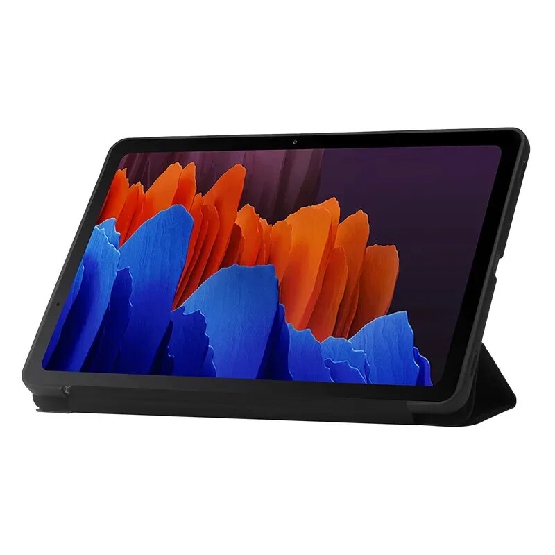 Stand case For Samsung Tab A9 Case 8.7 Trifold PU Leaher Soft Back Stand Tablet Coque For Galaxy Tab A9 8.7 inch SM X110 X115 Case. 