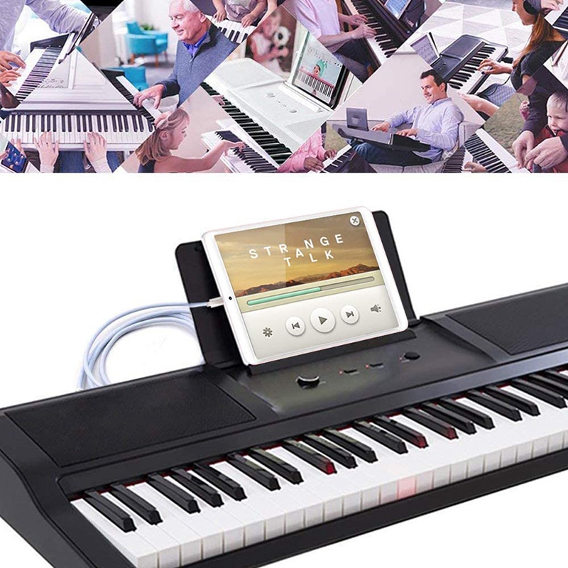 USB Type B Midi Cable To Type C Connector, Adapter Cable, Piano Audio Cable. 