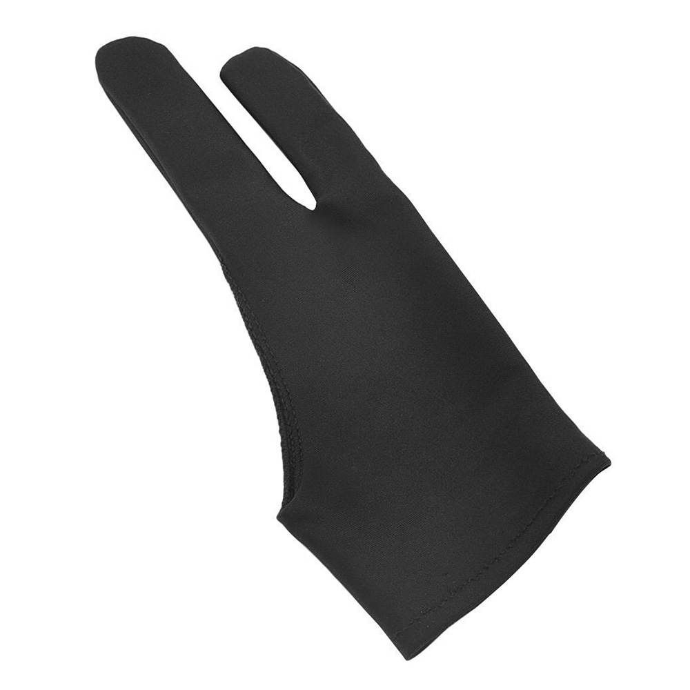 Anti-fouling Two-Fingers Anti-touch Painting Glove For Drawing Tablet Right and Left Glove Anti-Fouling For IPad Screen Board Sarcasmsm. 
