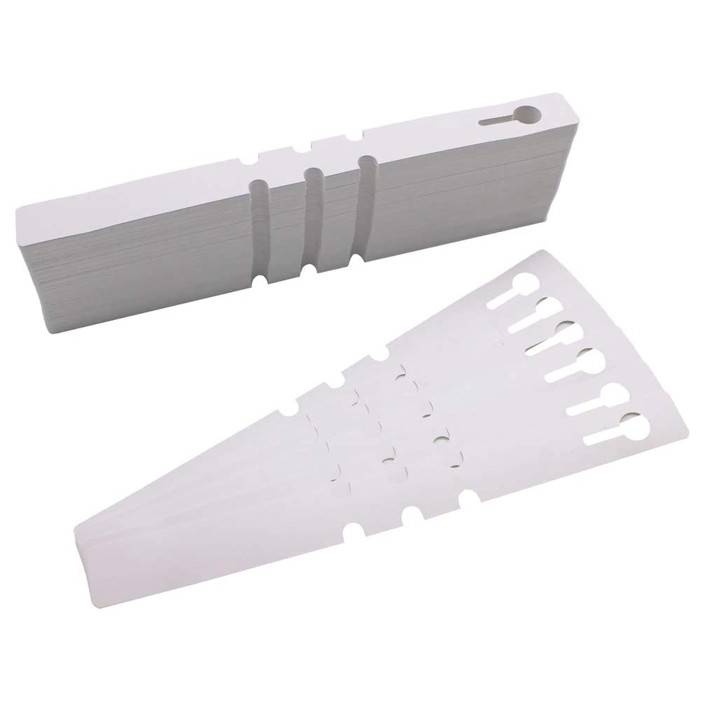 400 Pcs Plastic Plant Labels Wrap Around Tree Tags, White