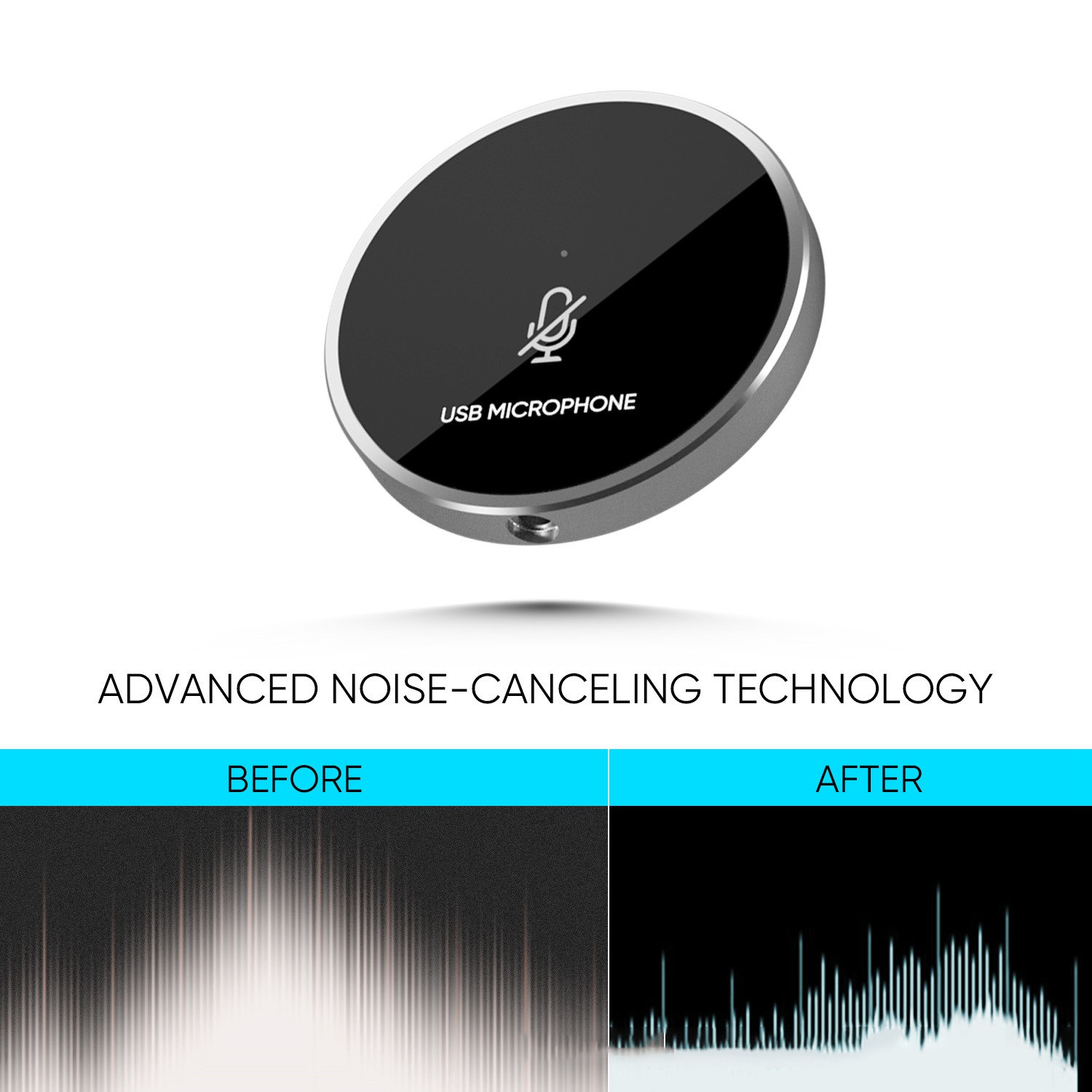 USB Conference Microphone Computer Microphone for Home Office. 