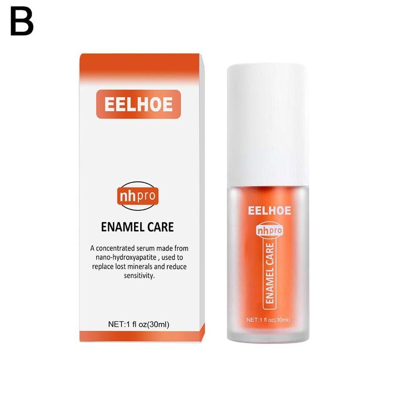 【Happy baby toy store】EELHOE V34 Toothpaste Purple Orange Toothpaste Repair Teeth Repair Oral Cleaning Dazzling Whitening and Staining Removal. 