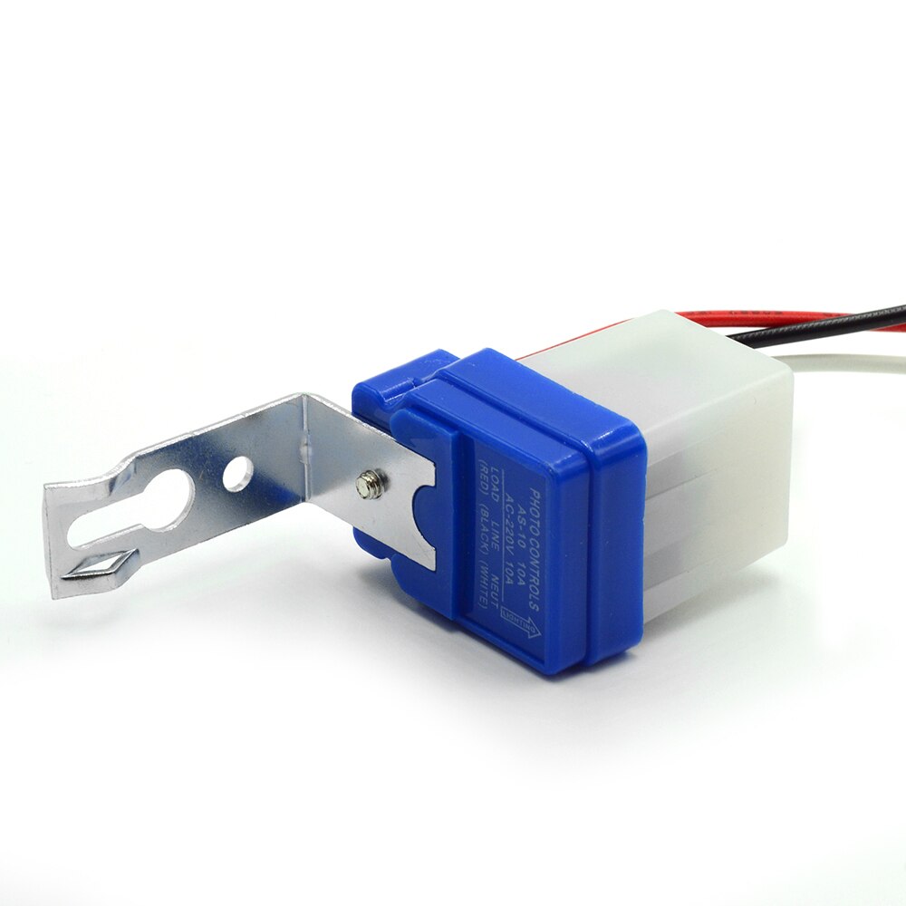Automatic On Off Photocell Controller street Lamp Light Switch DC AC 220V 50-60Hz 10A Photo Control Photoswitch Sensor Switch. 