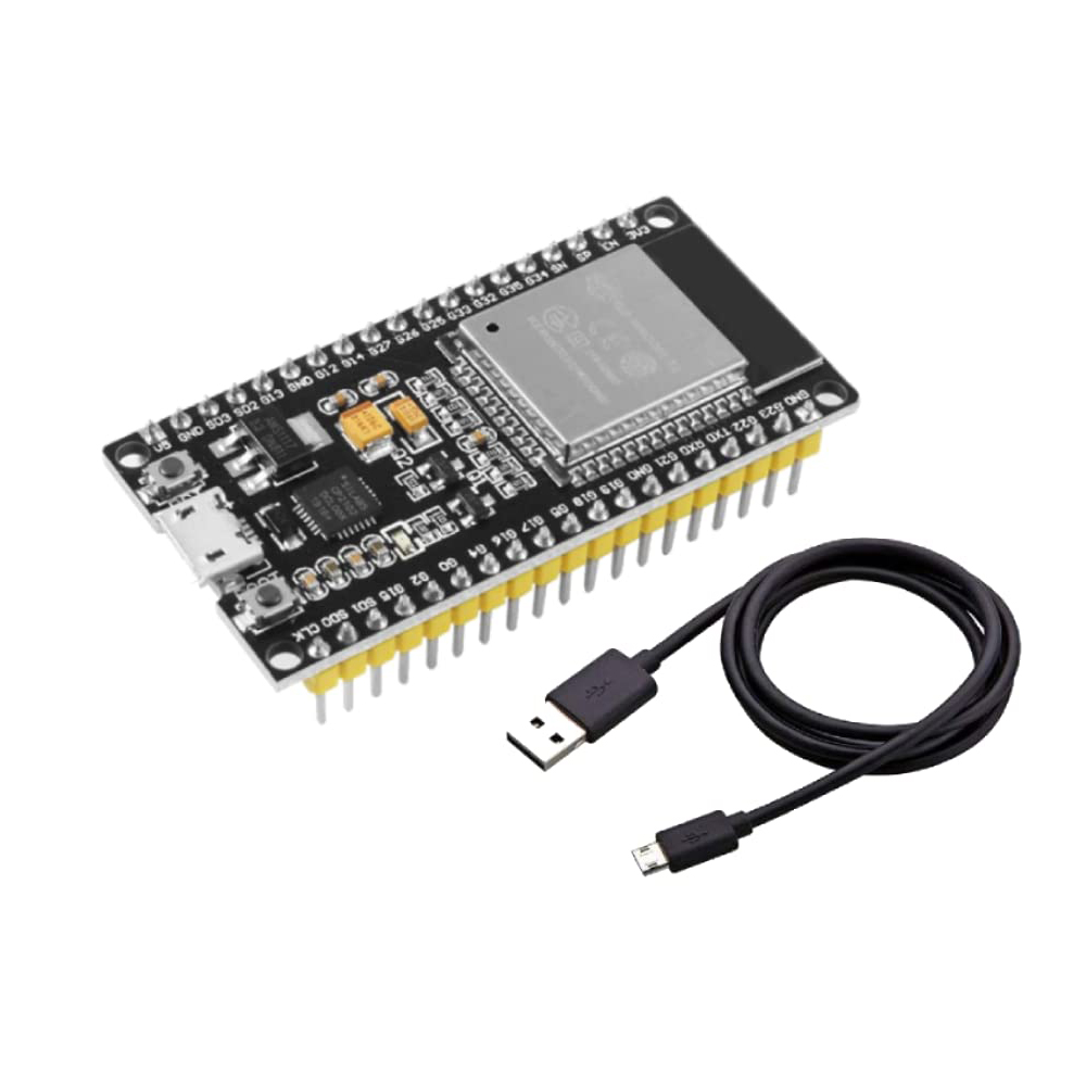 ESP-32 38-Pin DevKitC ESP-WROOM-32 CP2102 WiFi Bluetooth Development Board With Data Cable