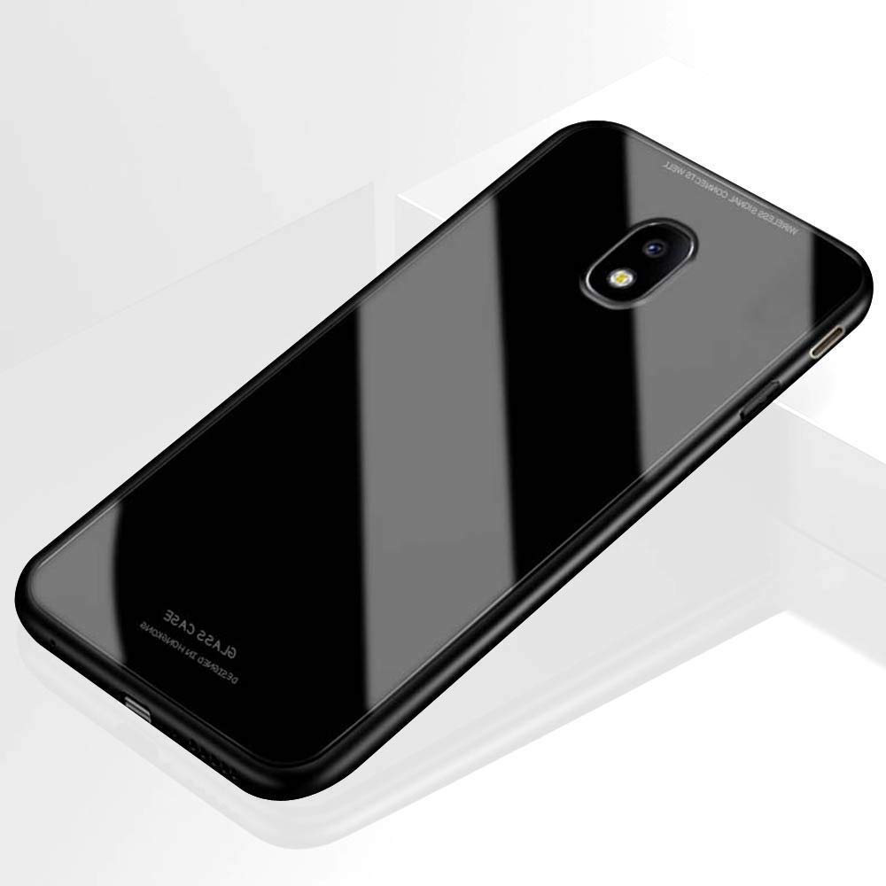 Samsung Galaxy J7 Pro - Back Cover Glass Case - Phone Back Cover - Camera (Back Case Cover For Smartphone). 