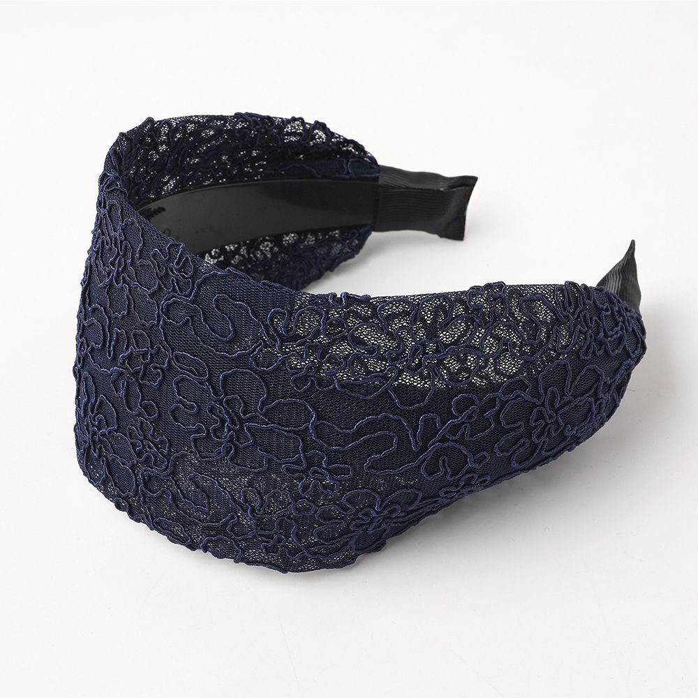 Vintage Hair Ornament Face Wash Resin Cloth Fashion Design Make up Lace Headband Women Hair Accessories Wide Side Hairband Hair Wear