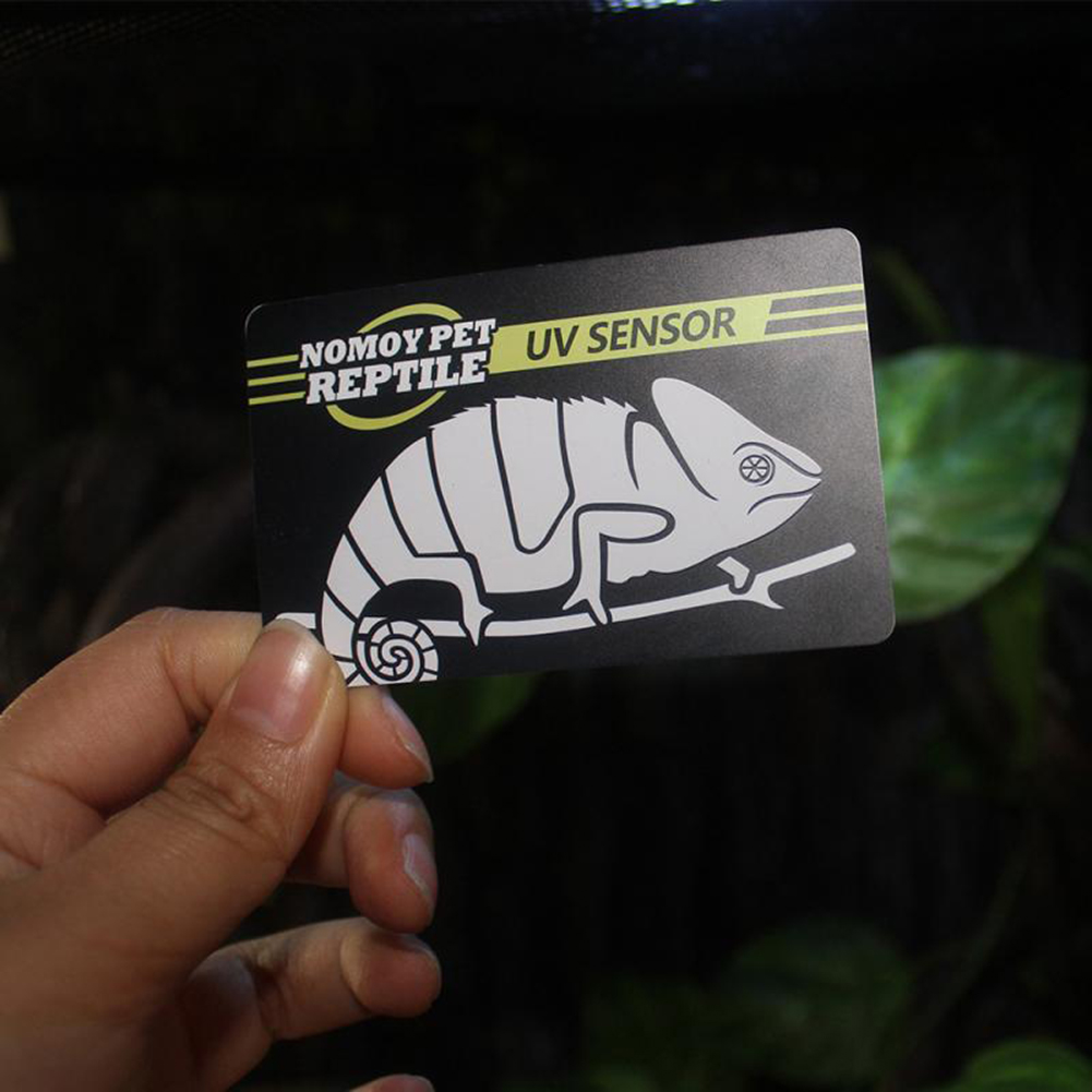 Reptile Uvb Uv Test Card 10 Seconds Detection Reusable Card Reptile Accessories Aquarium Equipment. 