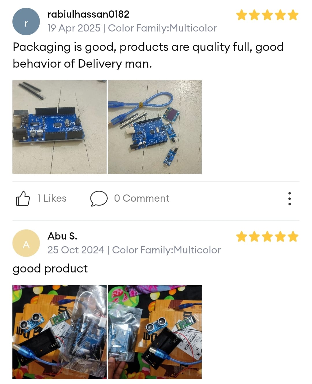 Arduino UNO r3 SMD Ch340 Version with USB Cable. 