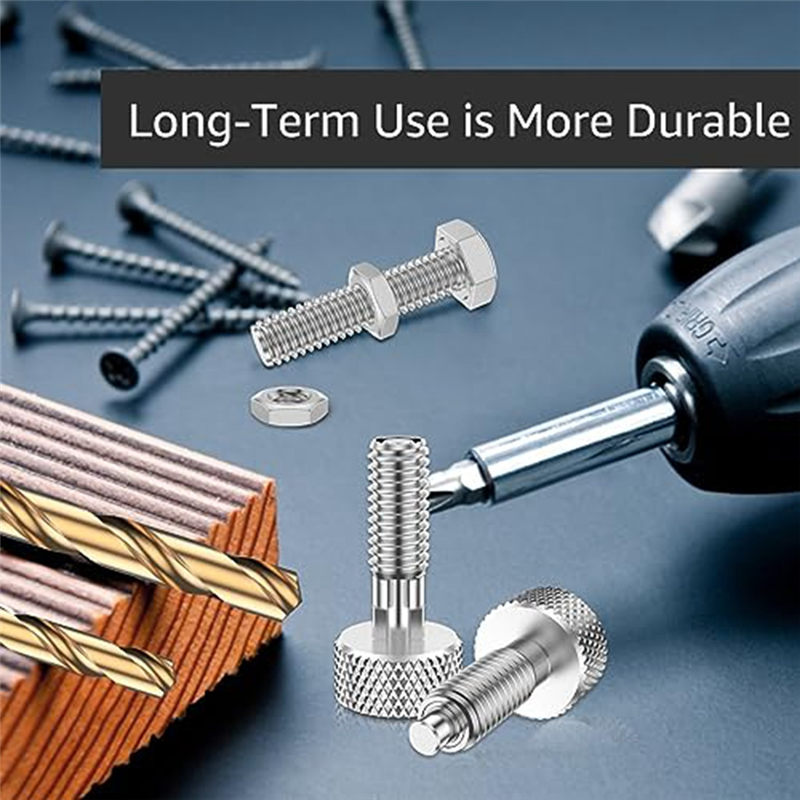 Handle Release Pins Kit Tool Box Handle Removal, Hand Retractable Spring Plunger Stainless Steel M6 Quick Release Set. 