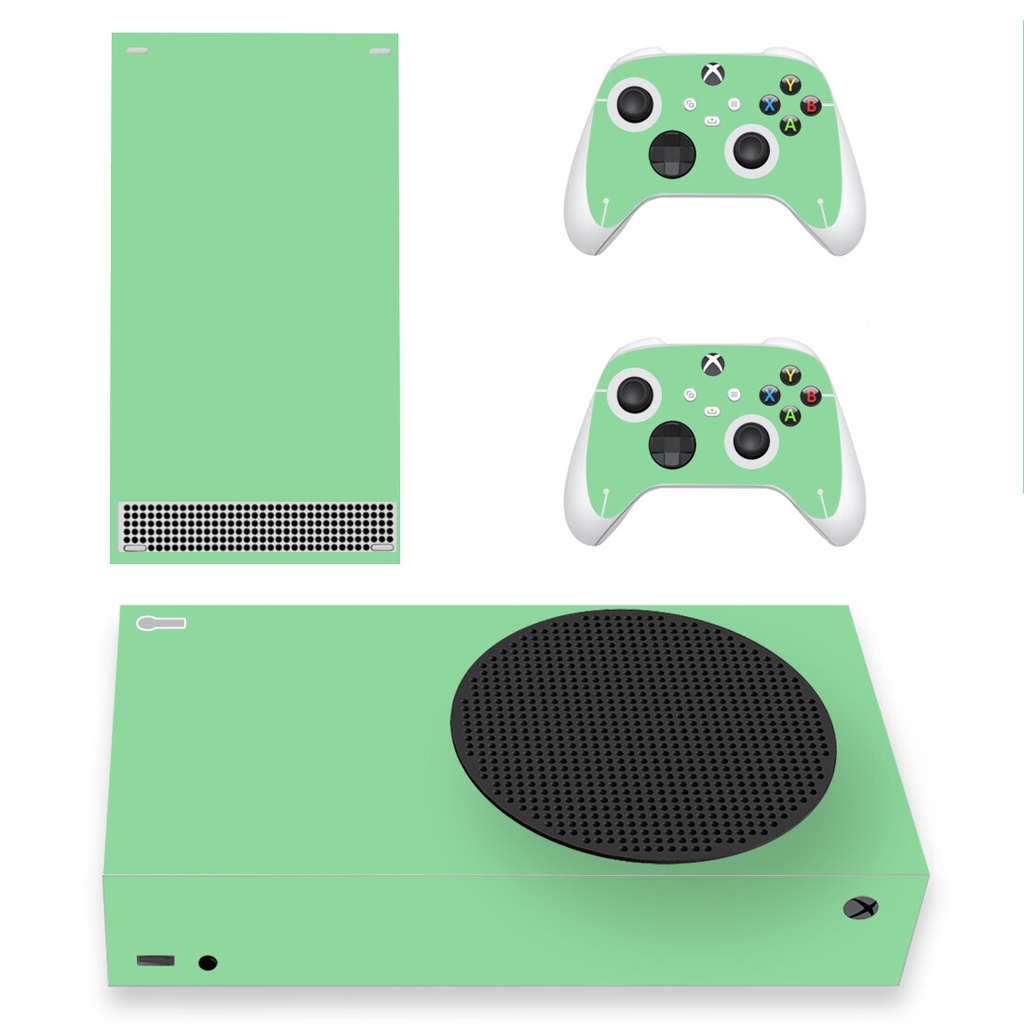 Solid Color Skin Sticker Set For Xbox Series S Console And Controller Stickers Covers Decal 16 Colors Available. 