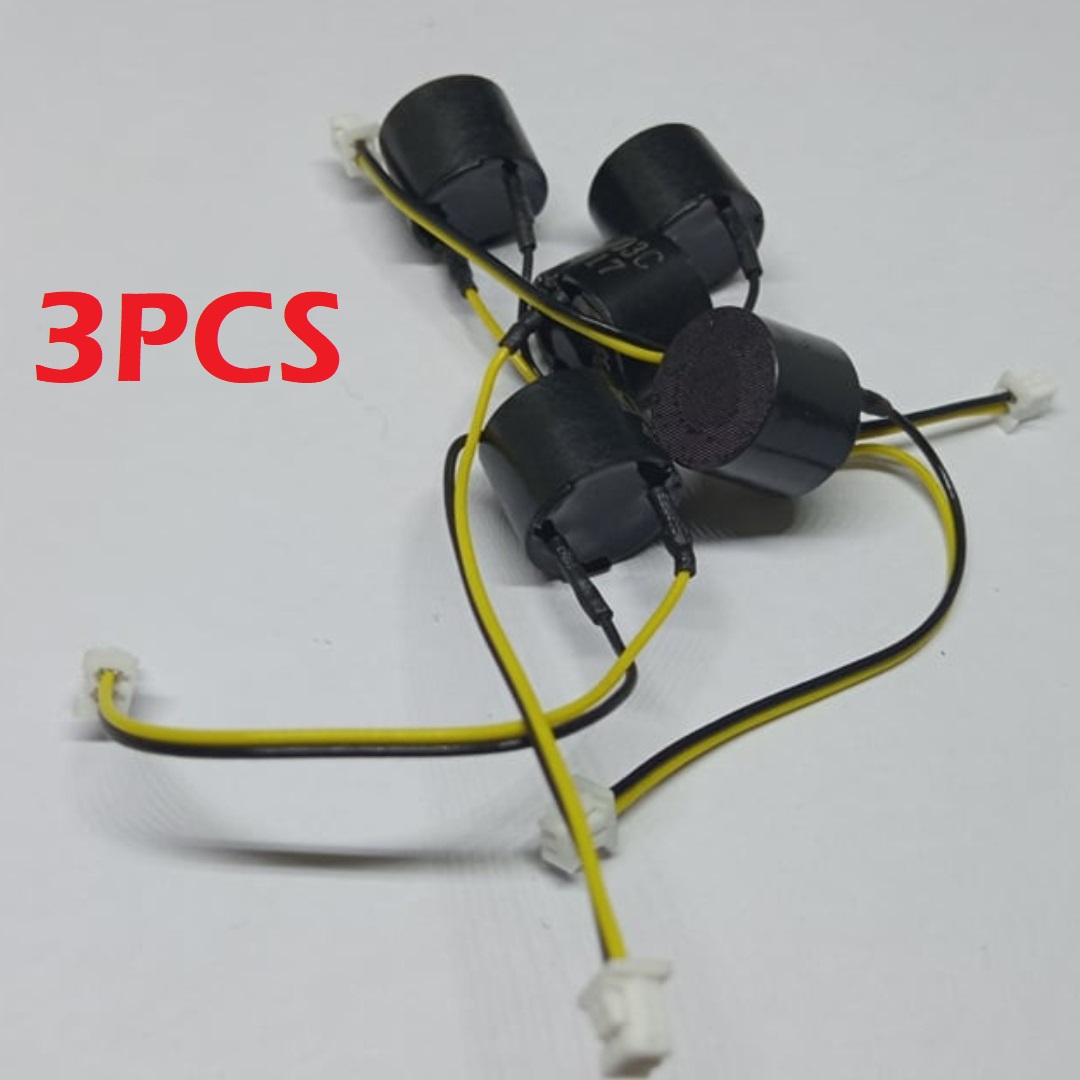 3Pcs- Buzzer With Cable Universal Mini Buzzer Piezoelectric DC 3V 5V 12V Magnetic 85dB Long Continuous Beep Tone With Connector & Cable Electrical Circuitry & Parts. 