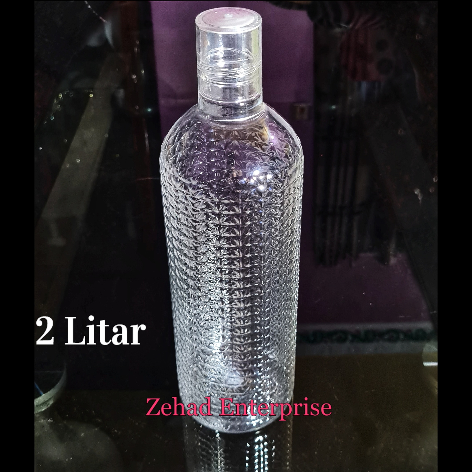 Bpa Free Classic Plastic Water Bottle 2 Liter - Stay Hydrated On The Go With This Durable, Odorless Water Bottle Available In Five Vibrant Colors. 