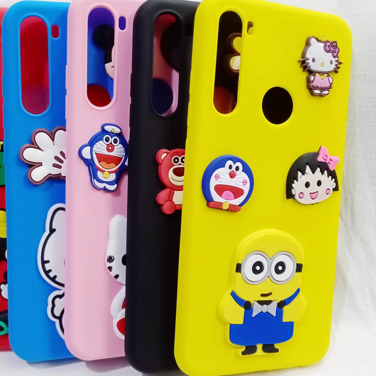For Xiaomi Redmi Note 8 - Hello Kitty High Quality 3D Rubber Made Cute Cartoon Lovely Unique Design Soft Ladies Cover (Back Case Cover For Smartphone)