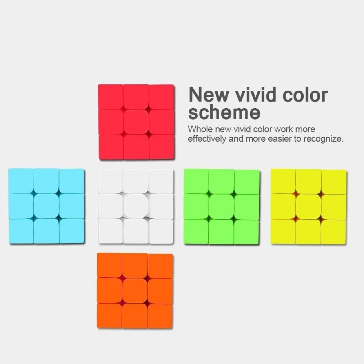 D ETERNAL Cube Combo Set Of 2x2 3x3 4x4 high Speed Stickerless Puzzle Cube For 14 Years And Up, Multicolor, Pack Of 1. 