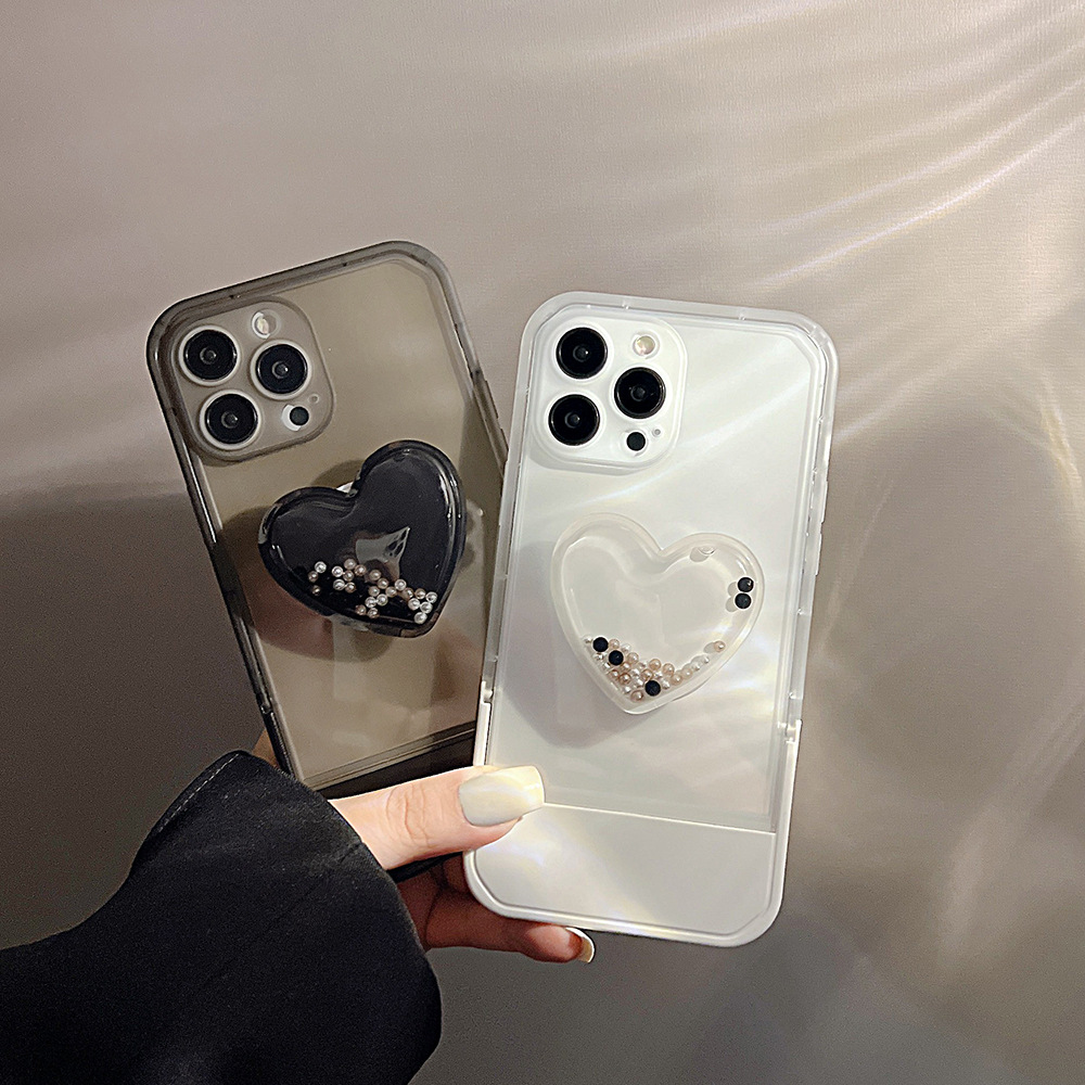 (with pop socket)Case with Love Pop socket Soft Silicone Cover for Apple Mobile Phone Protective Case  for iPhone 16/16pro/16promax/16plus/14promax/14pro/14plus/14/13promax/13pro/13/12promax/12pro /12/11promax/11pro/11/ XR / XS Max / X. 