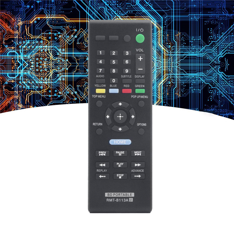 RMT-B113A Replace Remote Control for Sony Blu-Ray DVD Player BDP-SX1 BDP-SX910 BDP-SX1000 BDPSX1 BDPSX910 BDPSX1000. 