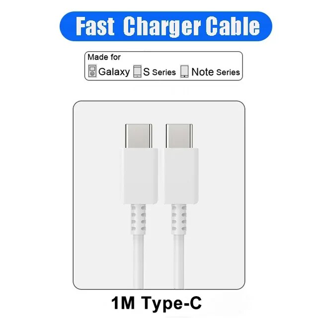 PD 45W Super Fast Charger For Samsung Galaxy S22 S23 Ultra Note 10+ 5G 20 Original Fast Charging USB Type C Cable Phone Charger. 