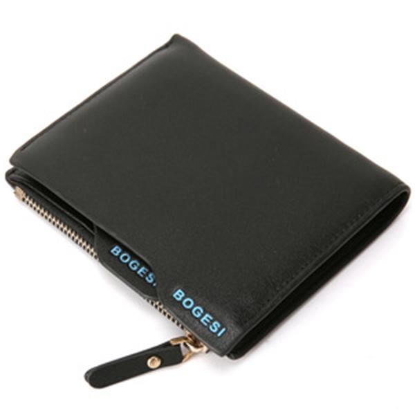 Bogesi Original Artificial Leather Wallet  Color Black. 
