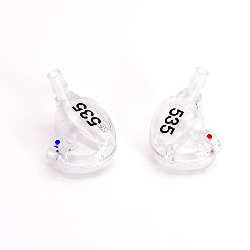 Transparent Earphones Shell Case for Shure SE535 Earphones Shell Replacement BA Drivers Shell Housing Hudduo. 