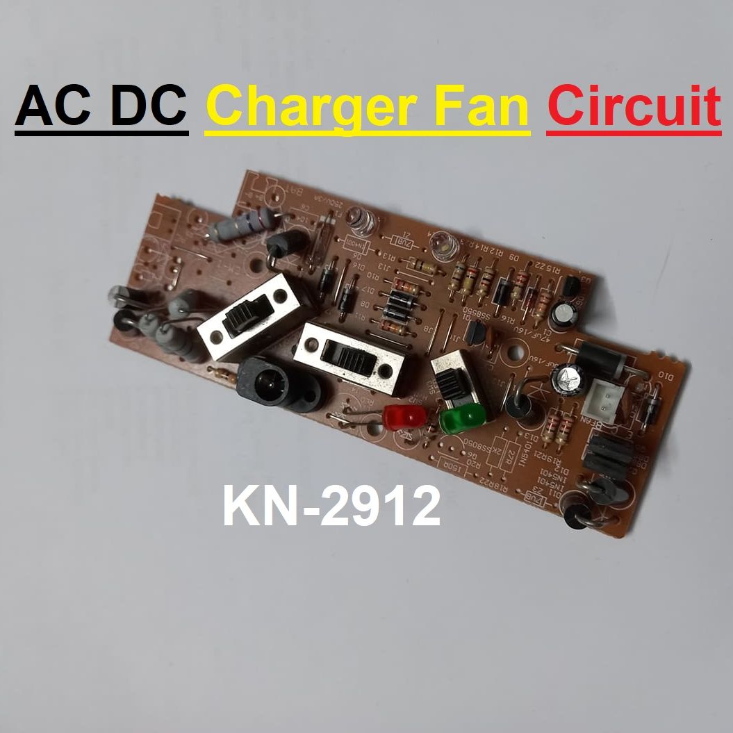KN-2912 Charger FAN Circuit DC  6V Light Fan Charger Circuit Charging Control Fan Circuit Board For AC DC Charger Fans. 
