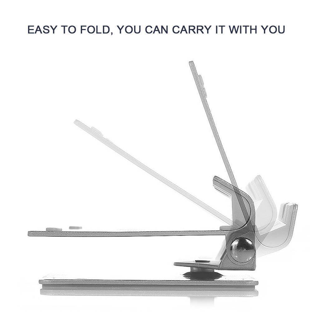 Aluminum Tablet Stand, Adjustable IPad Docks Holder, Universal 360?Rotatable Foldable Multi Angle Mini Portable Stand Compatible with IPad, IPhone. 