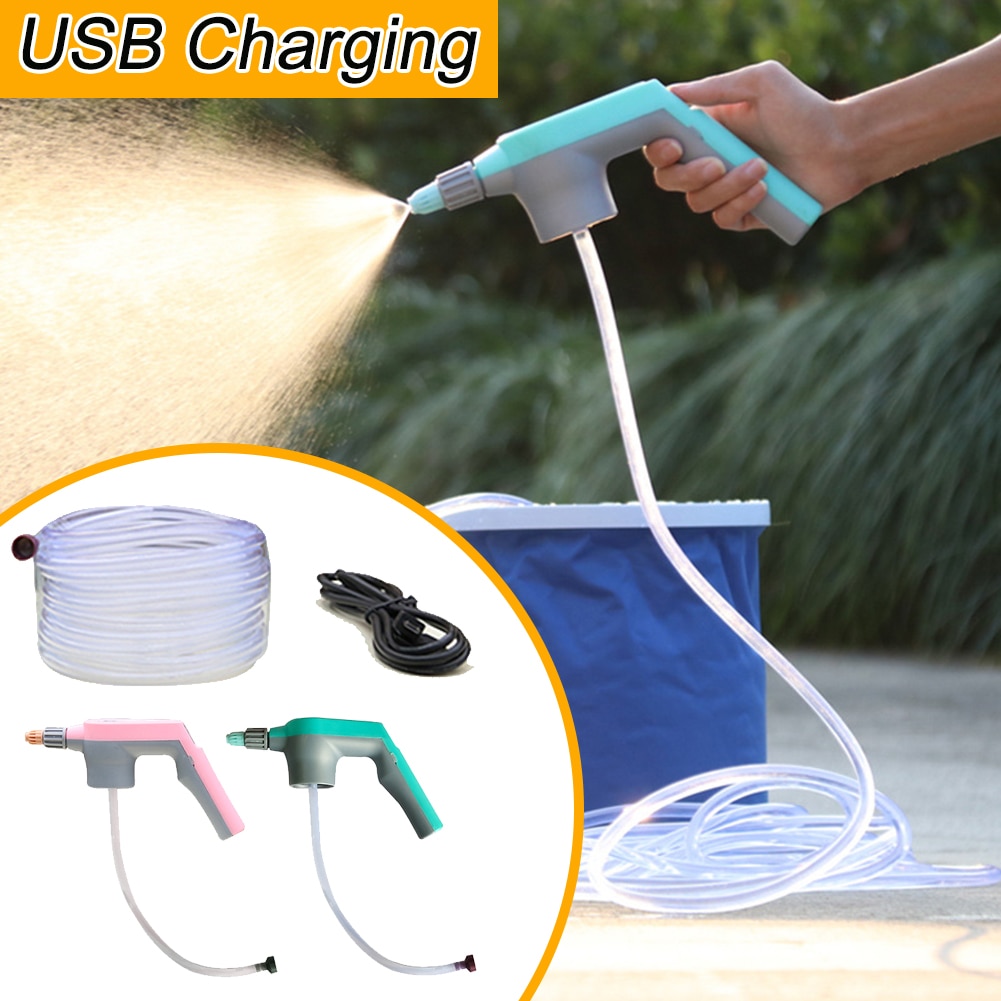 Garden Electric Water Sprayer Automatic High Pressure Air Pump Sprayer for Plants Washing Car Charging Watering Sprinkler Tool. 