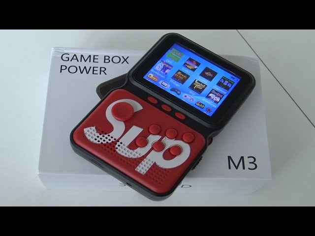 M3 Retro Portable Mini Handheld Game Console 8-Bit 3.0 Inch Color LCD Color Game Player Built-in 900+ Classic Game box power. 