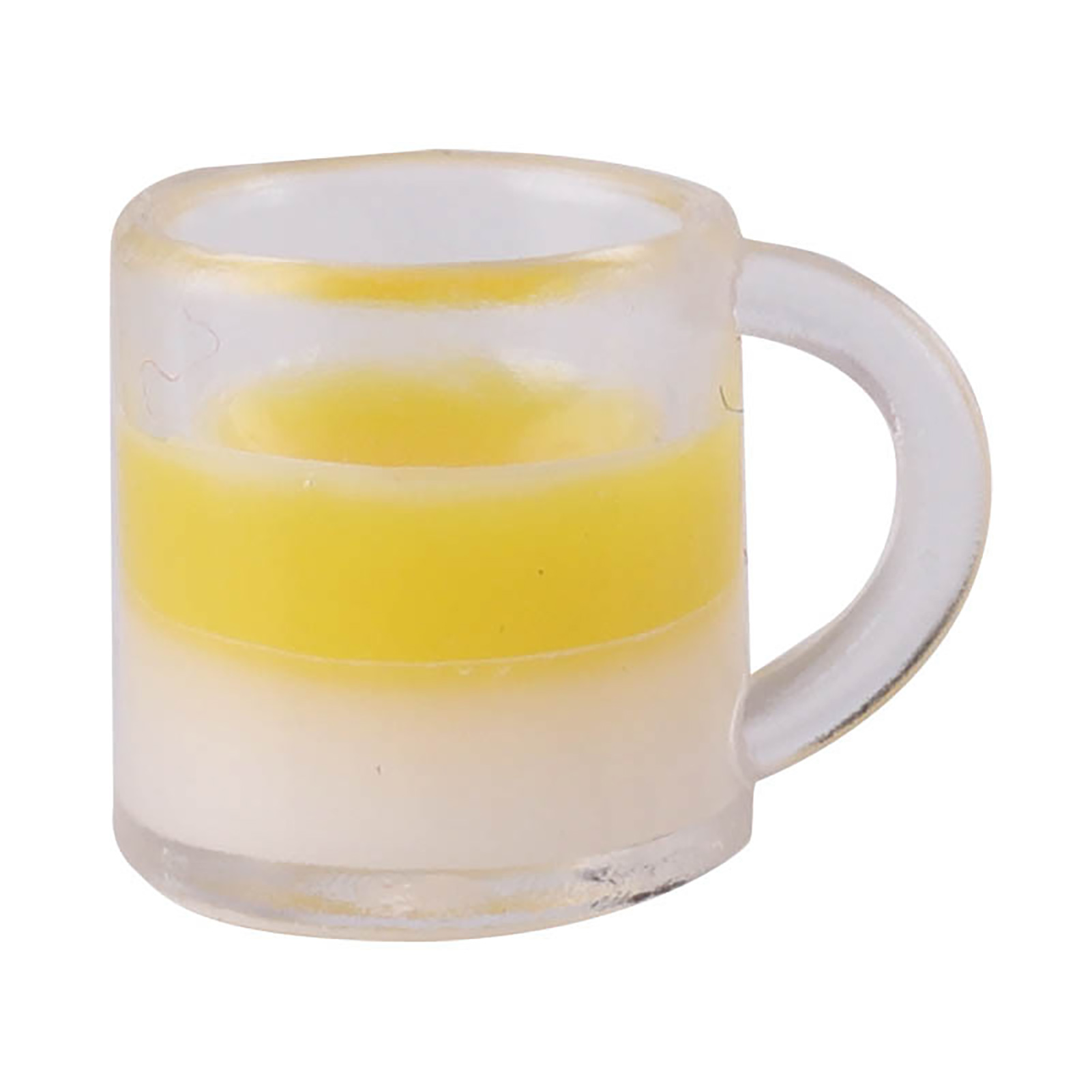 5Pcs 1:12 Dollhouse Drink Realistic Simulated Resin Miniature Mango Shake Model DIY Doll Accessories for Gift. 