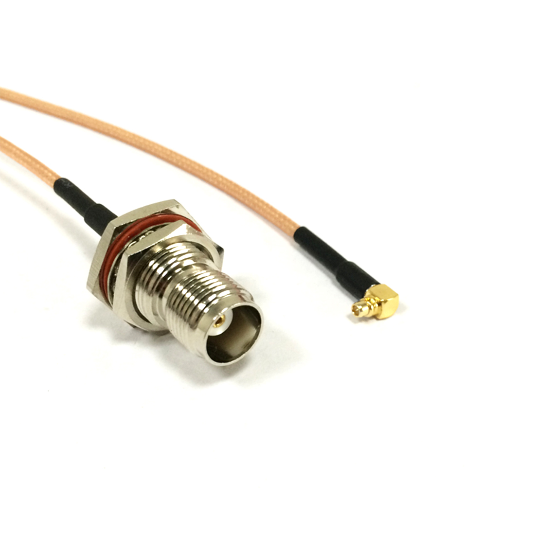 TNC Nut Switch MMCX Male Right Angle Pigtail Cabrelaxle RG316 Wholesale Fast Ship 15CM for WIFI Modem. 